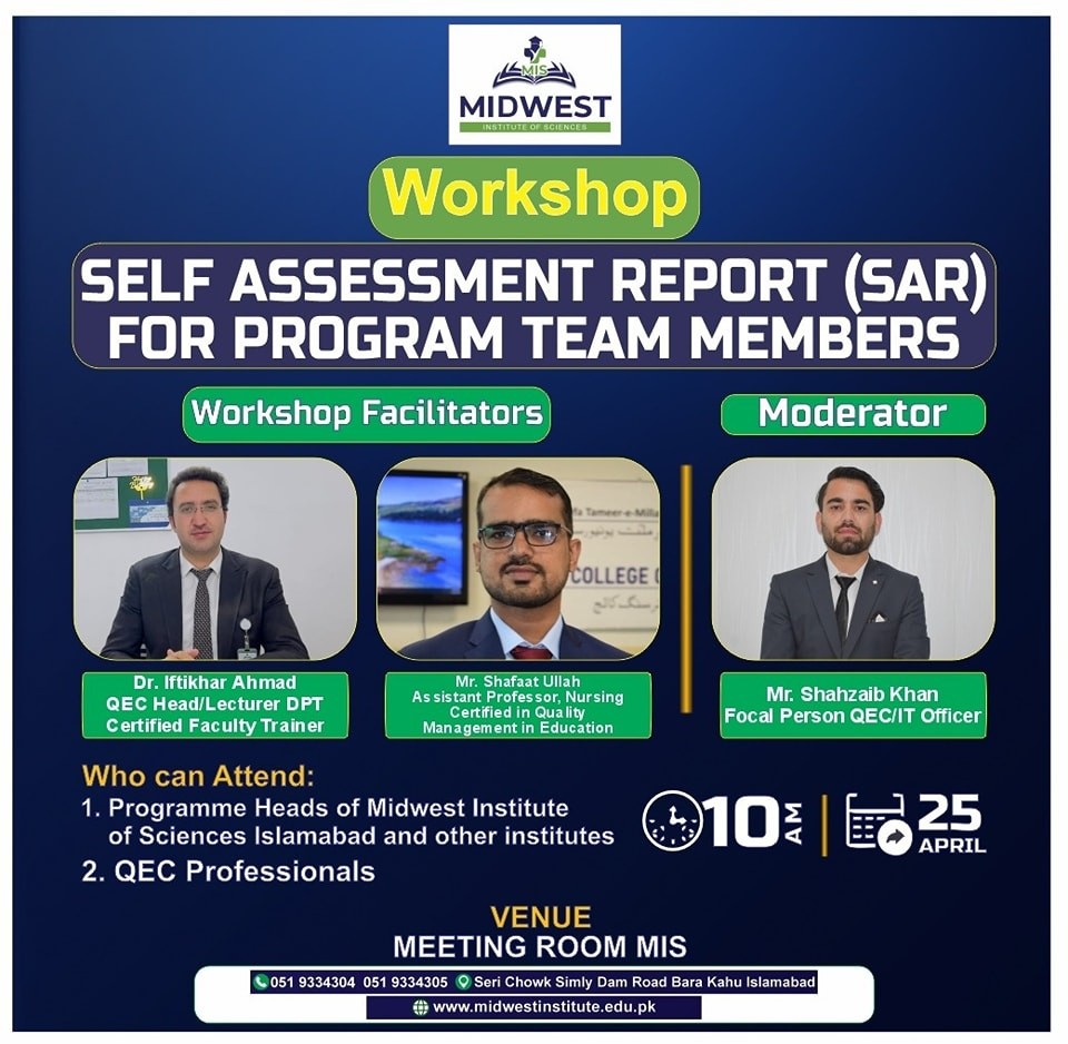 Call for Participation in a Workshop on Writing Self-Assessment Report for the Program Team Members